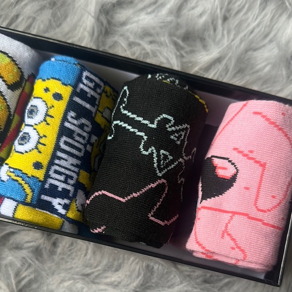 SpongeBob Cartoon Character Socks Collection - Picture 4 of 5